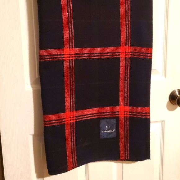 Source Unknown Bedding Vintage British Airways Club World Wool